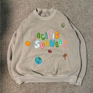 PacSun Colorful Graphic Crewneck